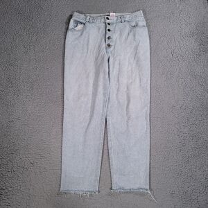 Vintage Watch LA Jeans Womens 15/16 Blue High Rise Button Fly Classic Taper